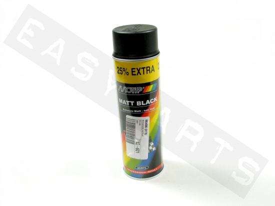 Spray Can MOTIP Mat Black 500ml